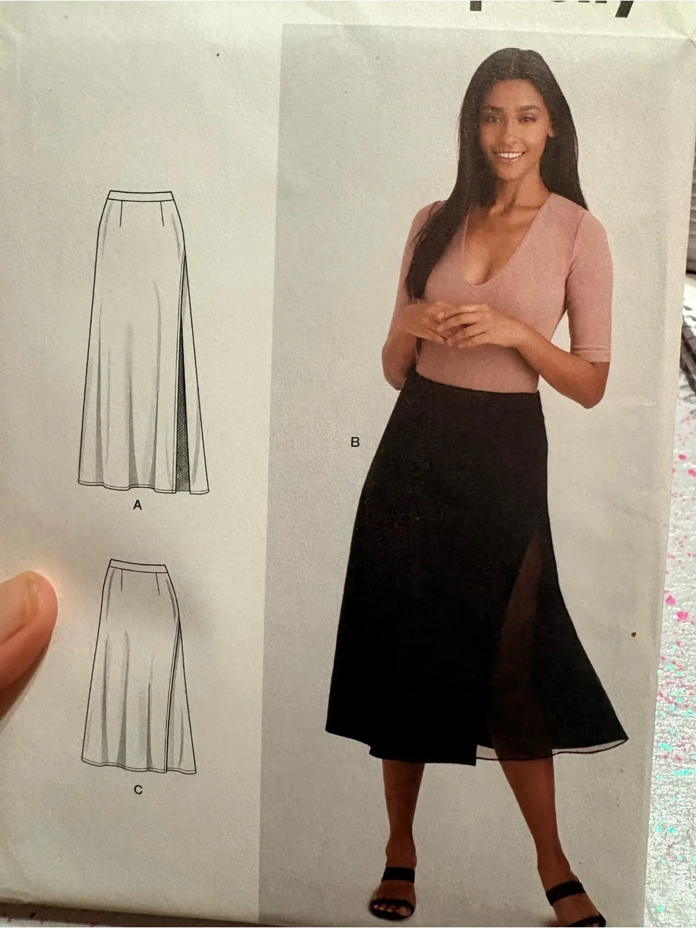 BN UNCUT SIMPLICITY 9238 H5 SKIRT SEWING PATTERNS